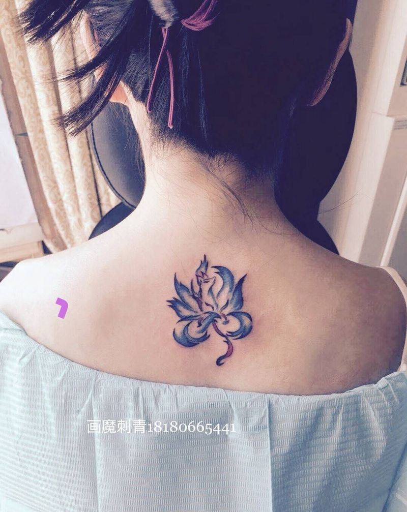 九尾狐纹身图片