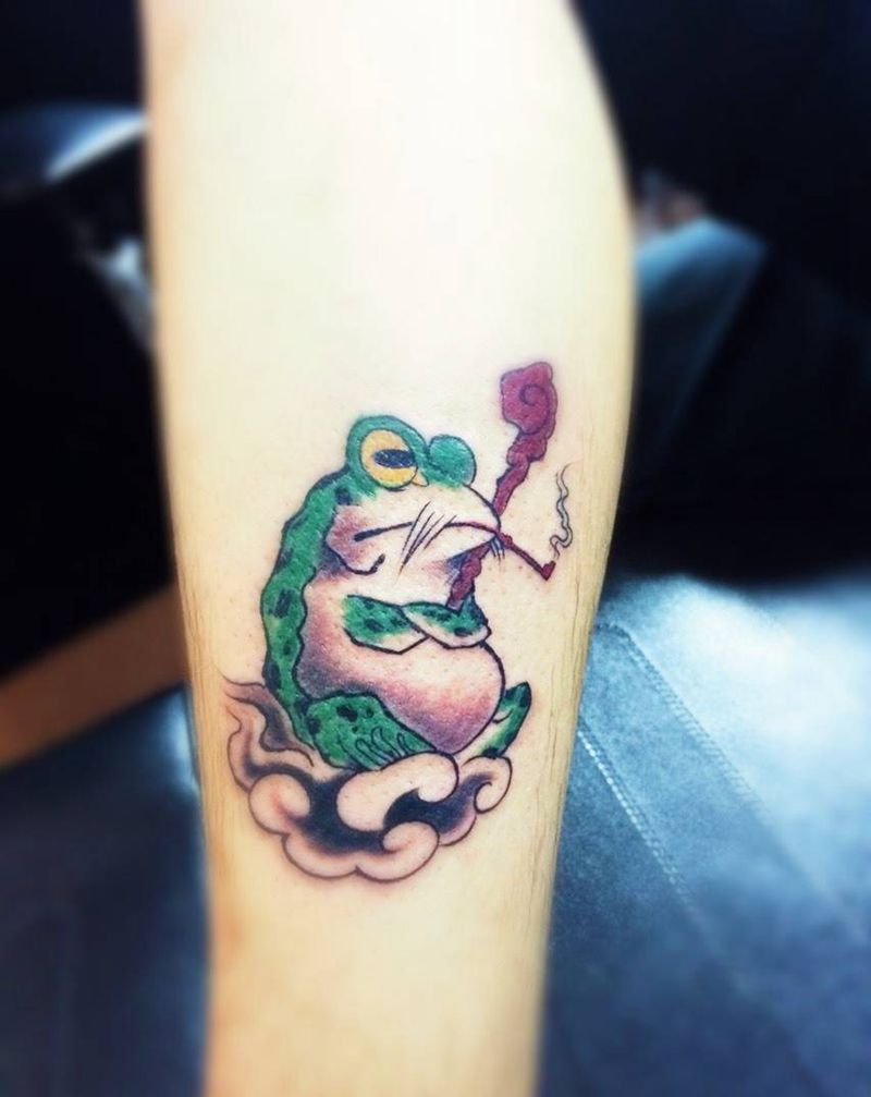小青蛙纹身图片