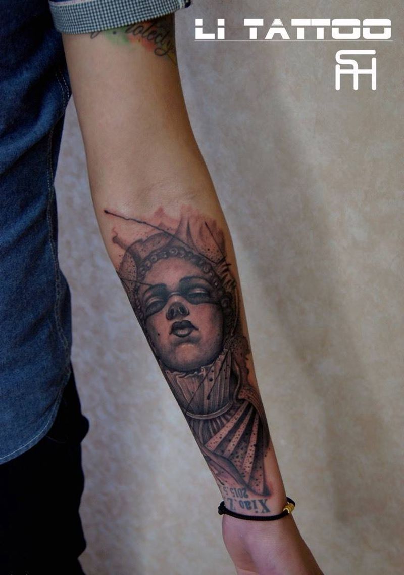 小臂内侧纹身图片