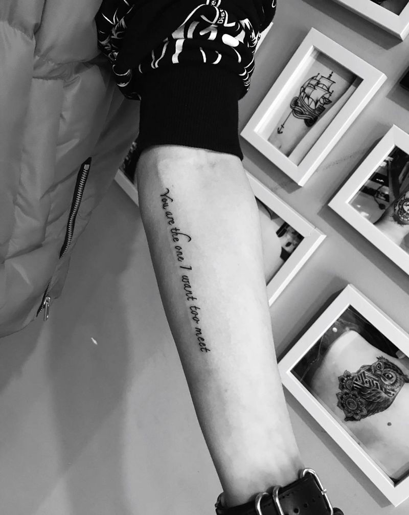 英文纹身图片_手臂纹身图案
