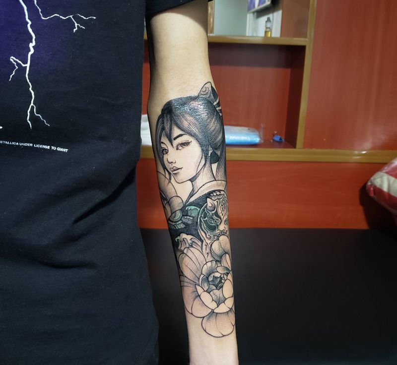 遮盖纹身图片_手臂纹身图案