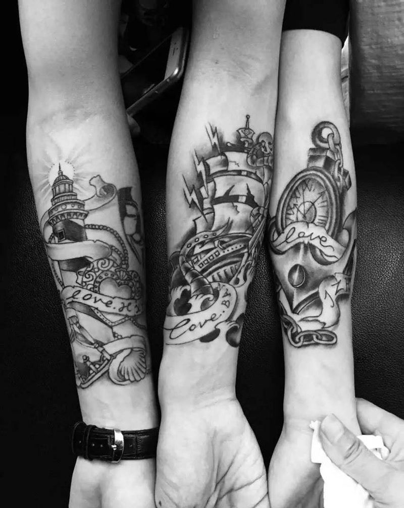 欧美图案纹身图片