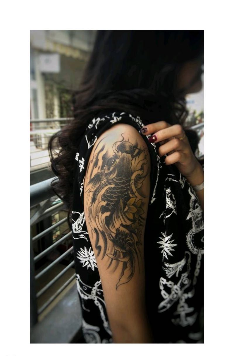 本店恢复后作品纹身图片