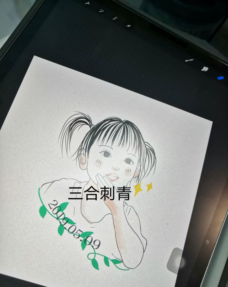 小女孩纹身图片_手臂纹身图案