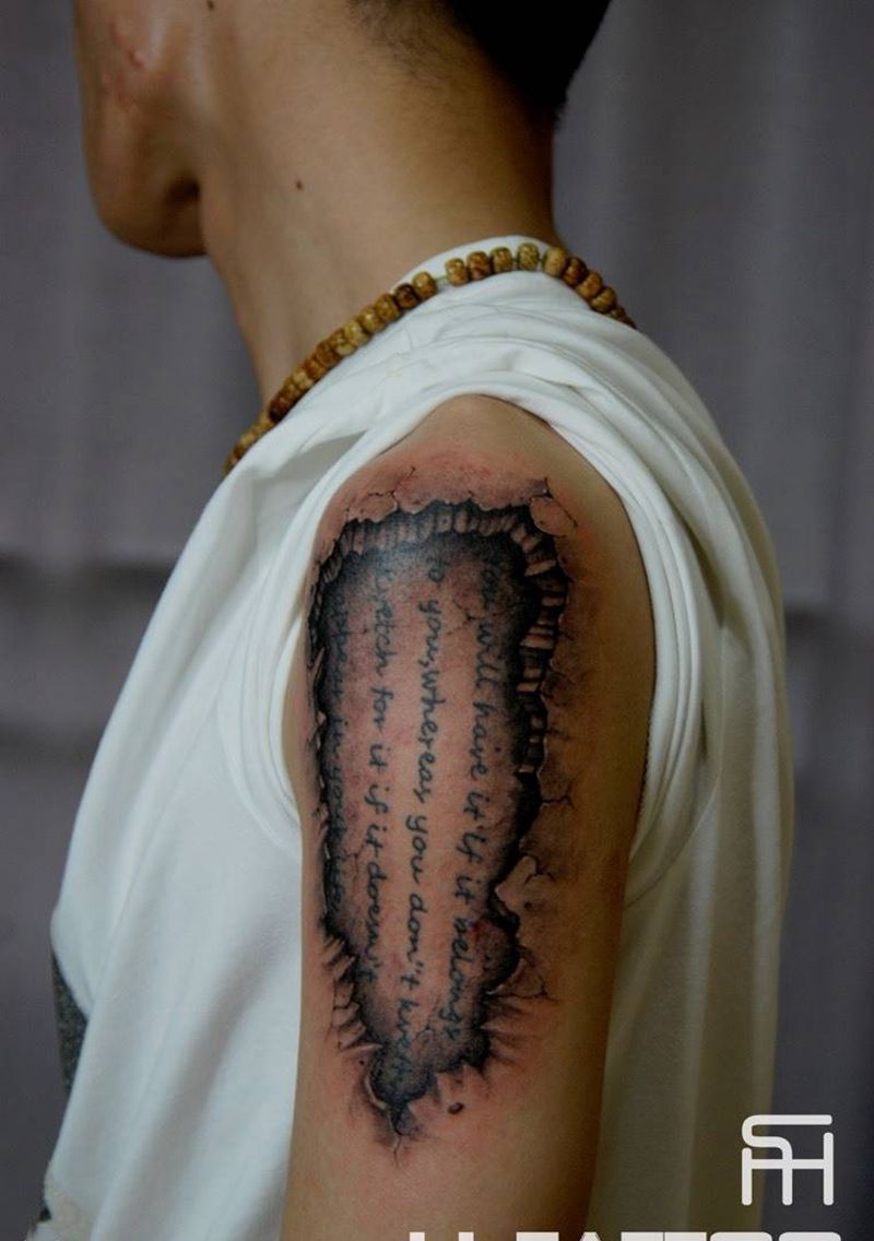 旧图扩充纹身图片