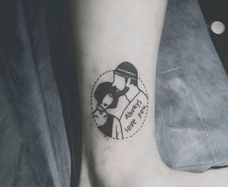 这个杀手不太冷纹身图片_腹部腰部背部手臂腿部传统几何人物成品纹身图案