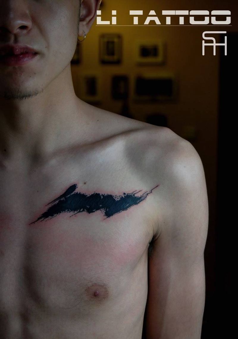 笔刷遮盖和情侣纹身纹身图片