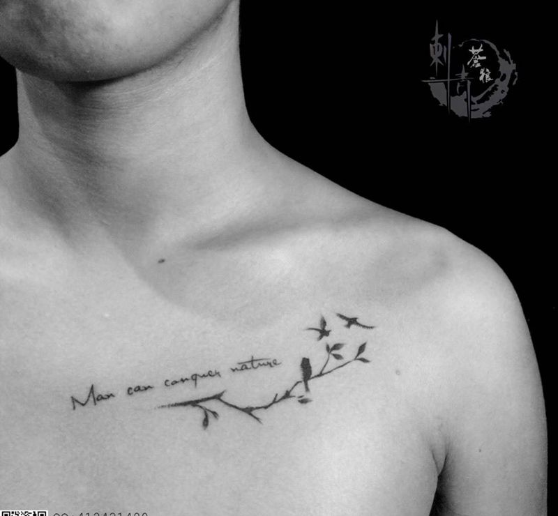 小清新纹身图片