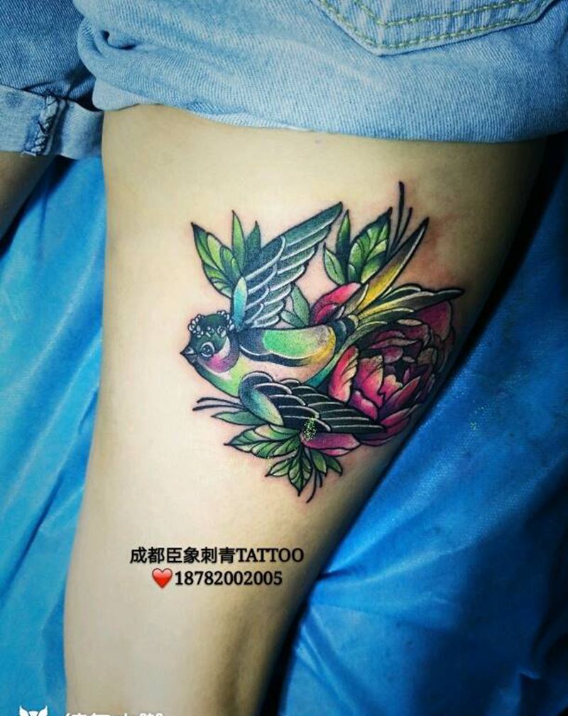 胎记遮盖纹身图片