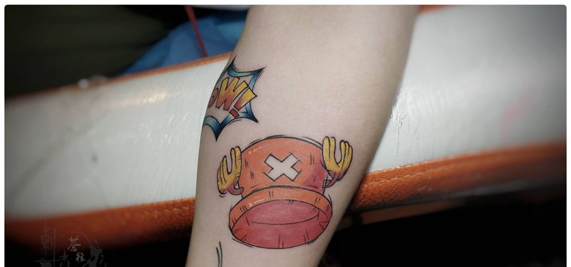 卡通纹身图片_手部纹身图案