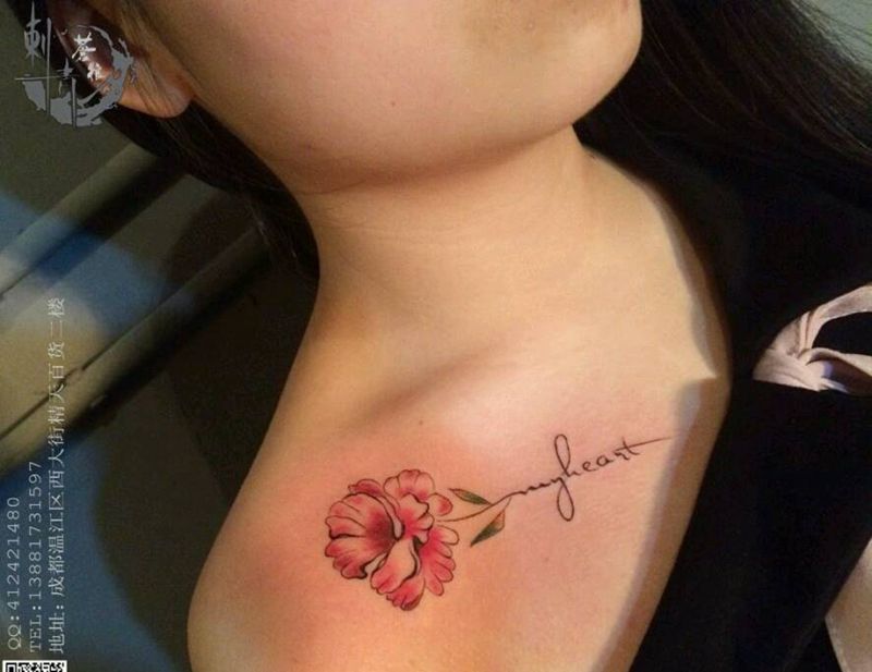 小花儿纹身图片