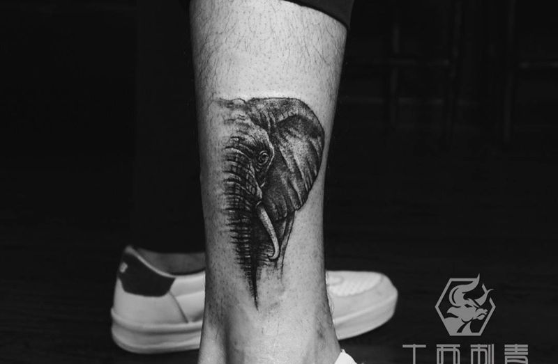 小象纹身图片