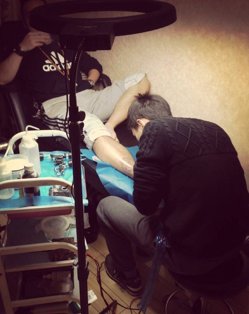 这位置巴适惨纹身图片