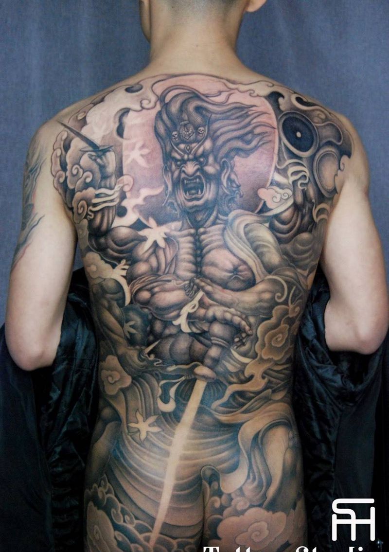 阿修罗纹身图片
