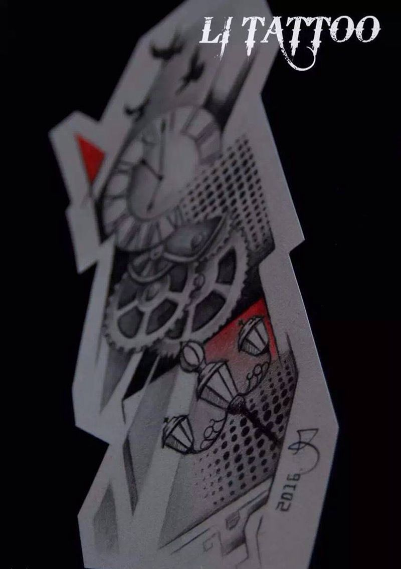 设计稿纹身图片