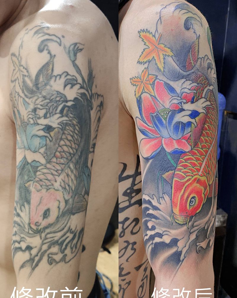 修改失败纹身纹身图片_手臂新传统纹身图案