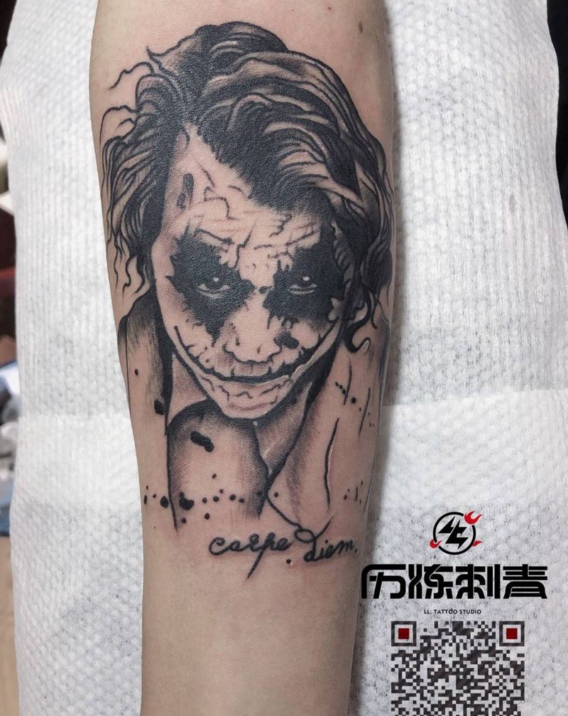 小丑纹身图片