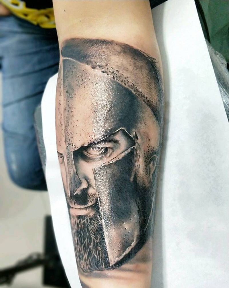 斯巴达纹身图片