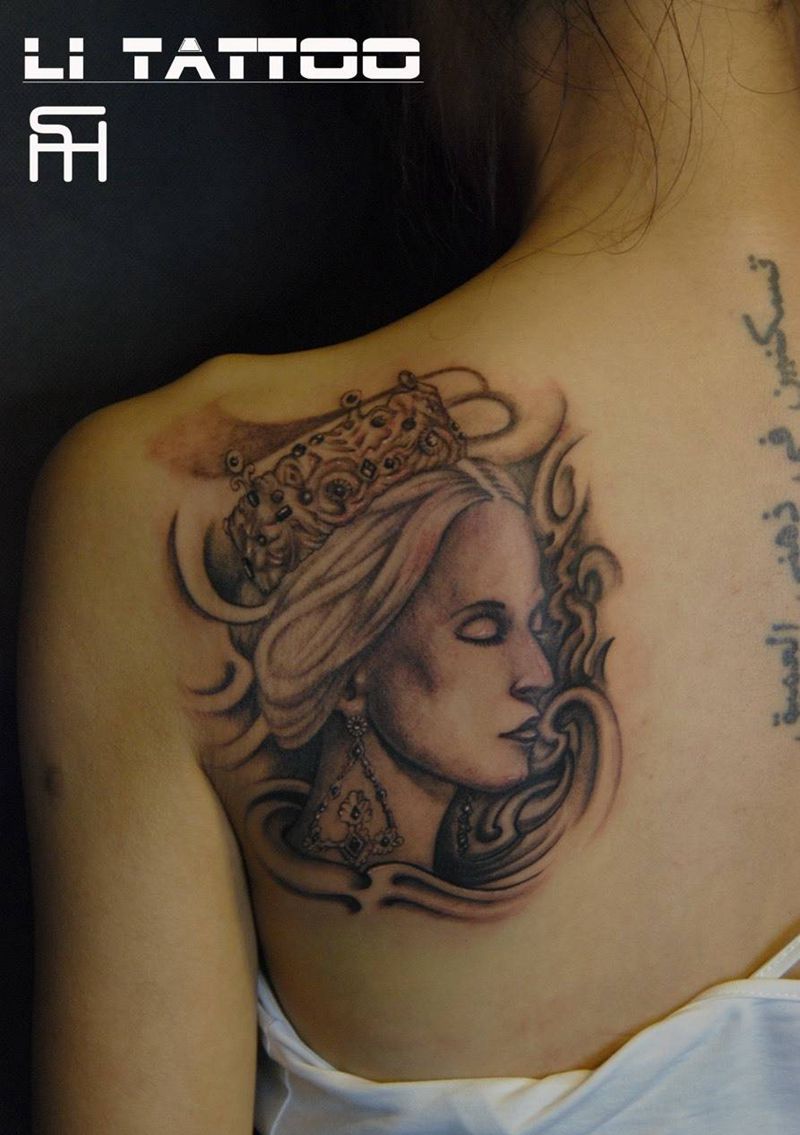 女王纹身图片
