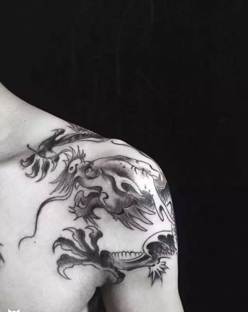 龙纹身图片
