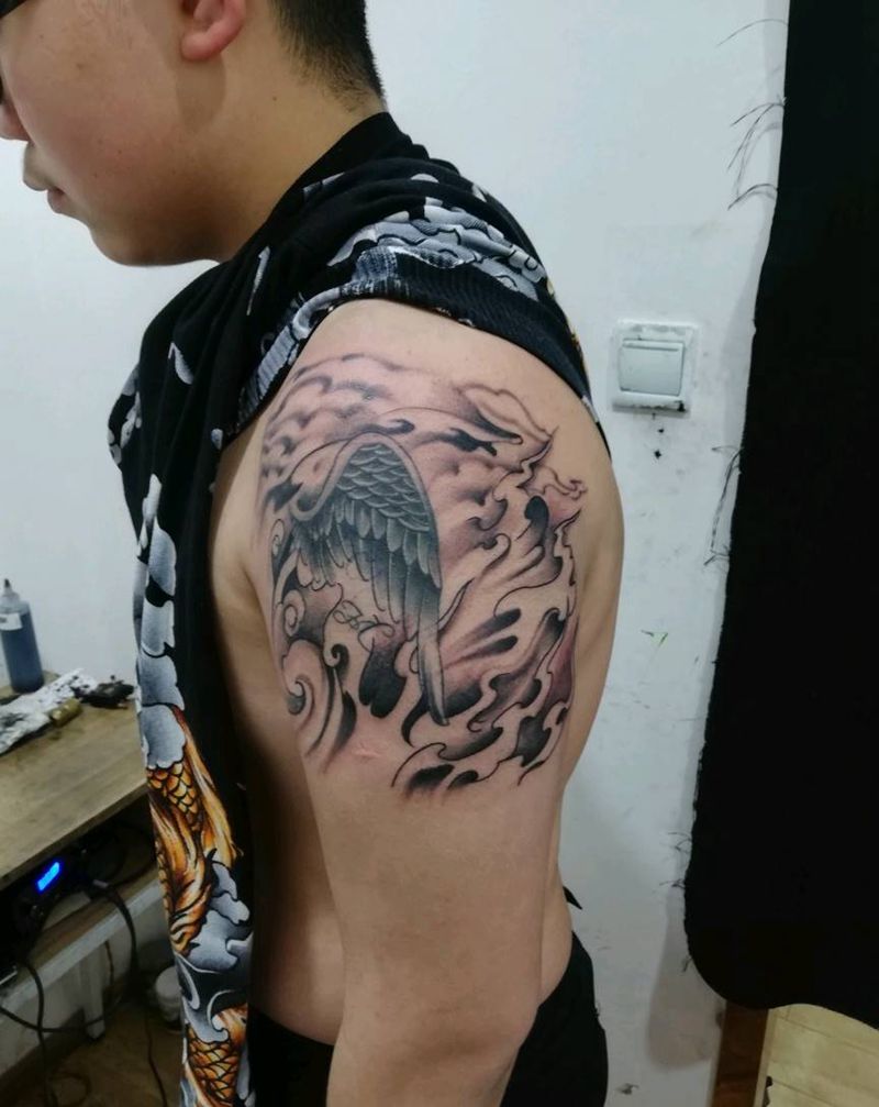 修改，背景添加纹身图片