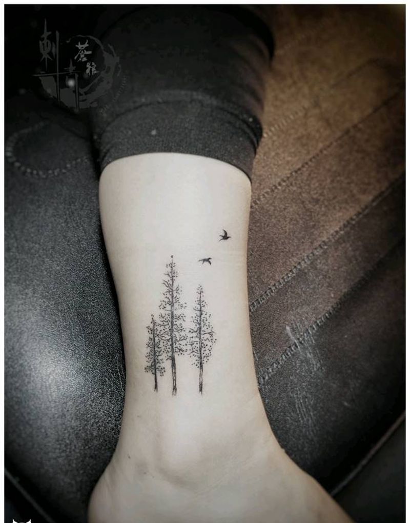 大树纹身图片