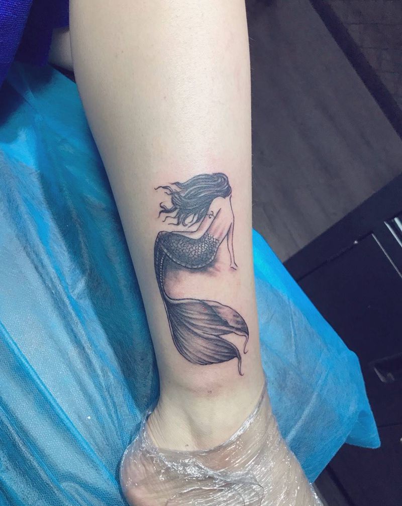 人鱼纹身图片