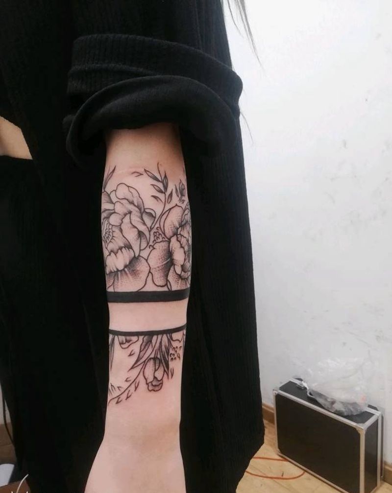 臂环纹身图片_手臂纹身图案