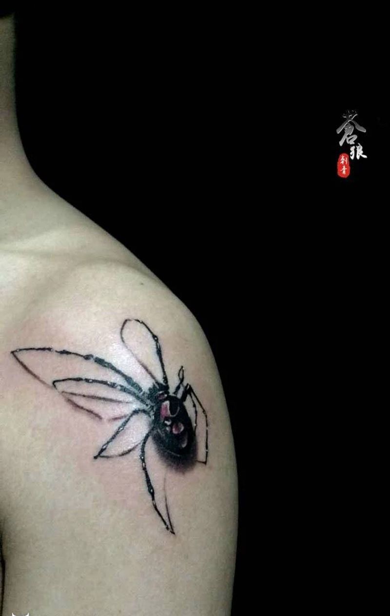 蜘蛛纹身图片