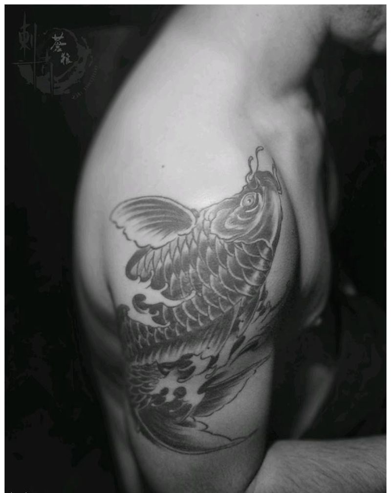 鱼纹身图片