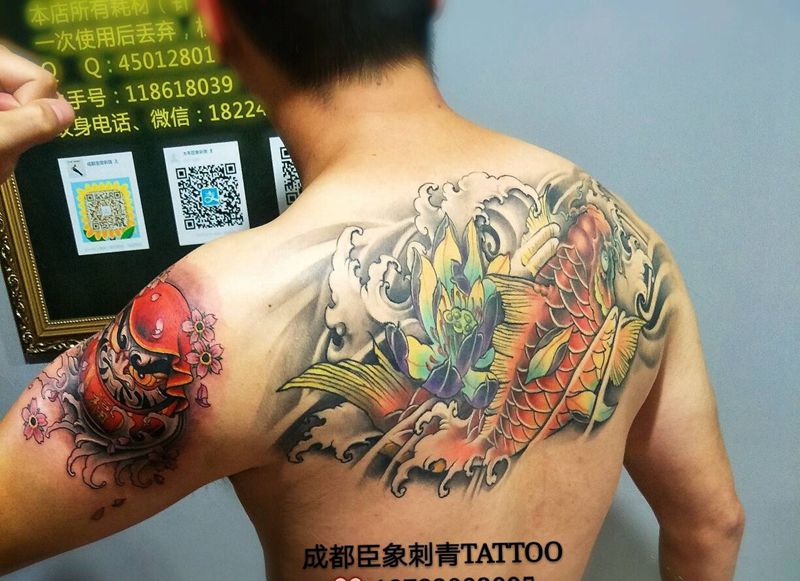 达摩蛋纹身图片