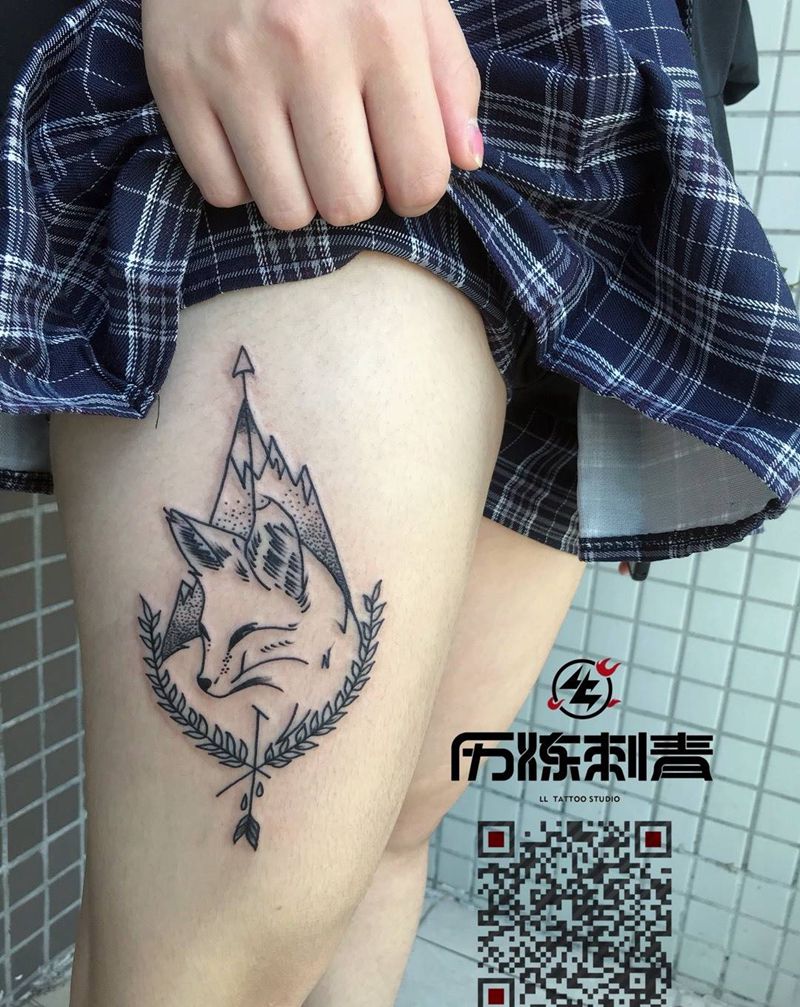 狐狸纹身图片