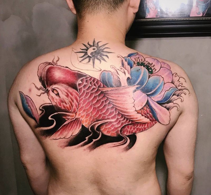 大魚纹身图片