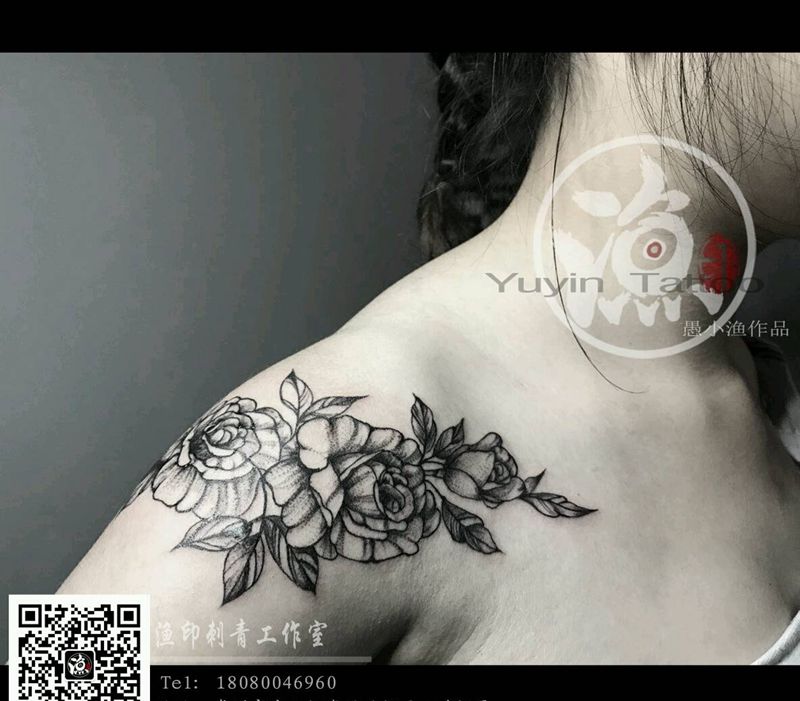 又是花一样纹身图片