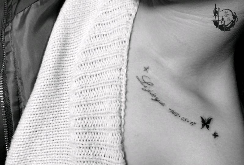 小清新纹身图片