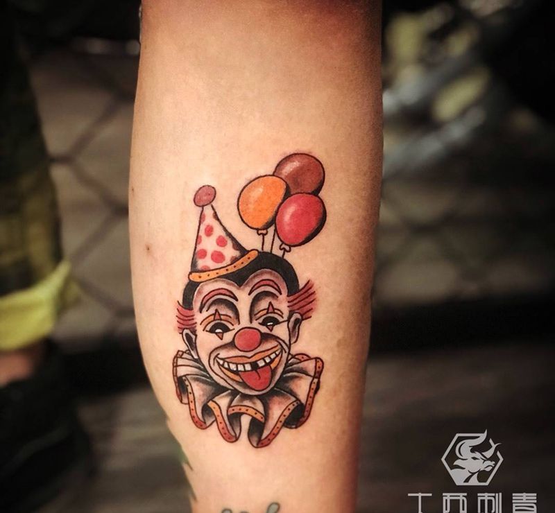 小丑纹身图片