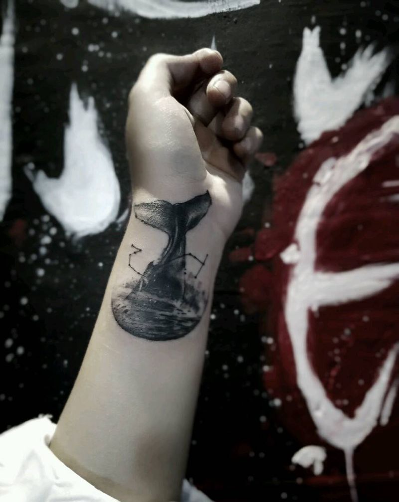 北冥有鱼纹身图片