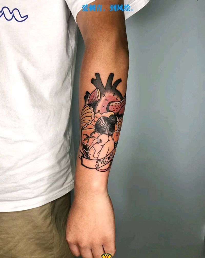 为母则刚纹身图片_手部纹身图案