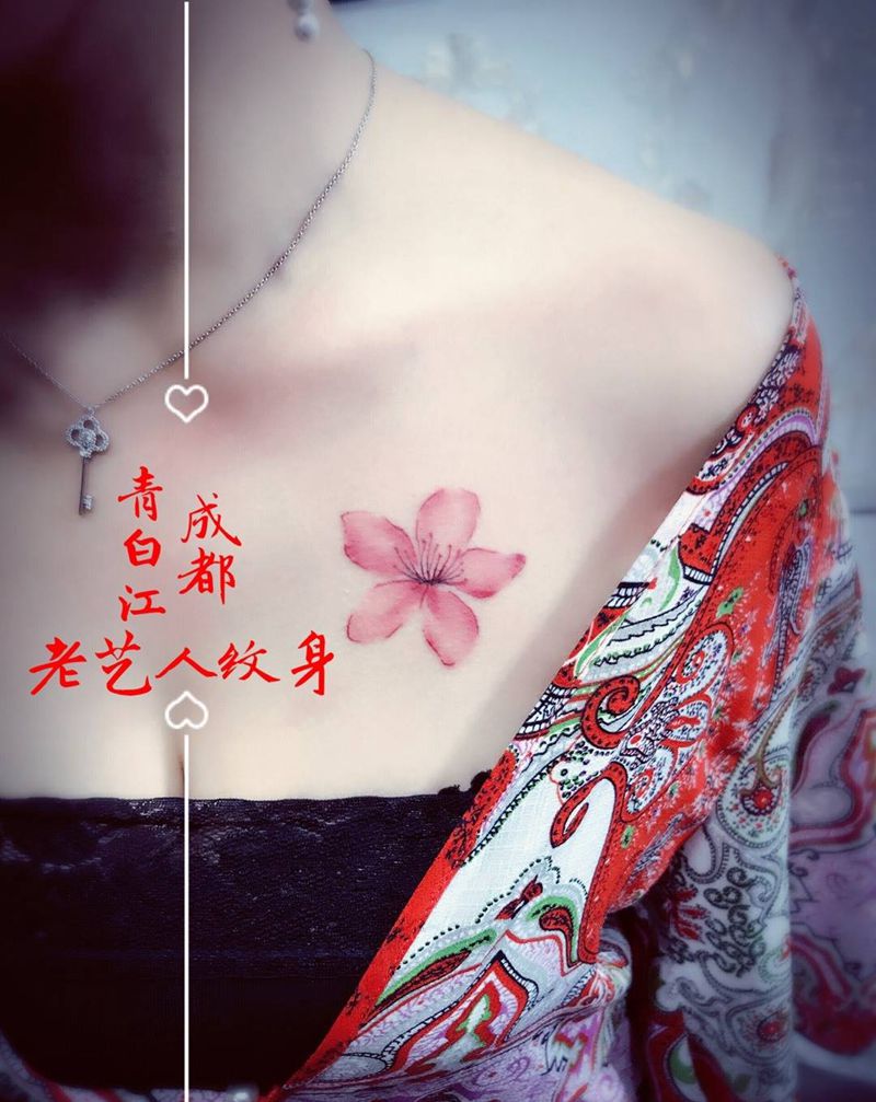 水印花花。纹身图片