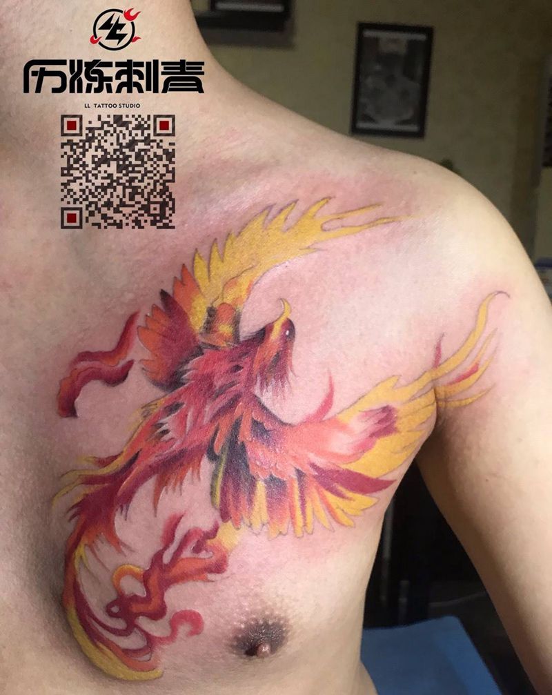 凤凰纹身图片