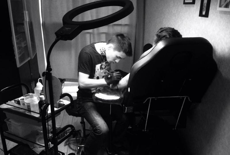 今日工作纹身图片