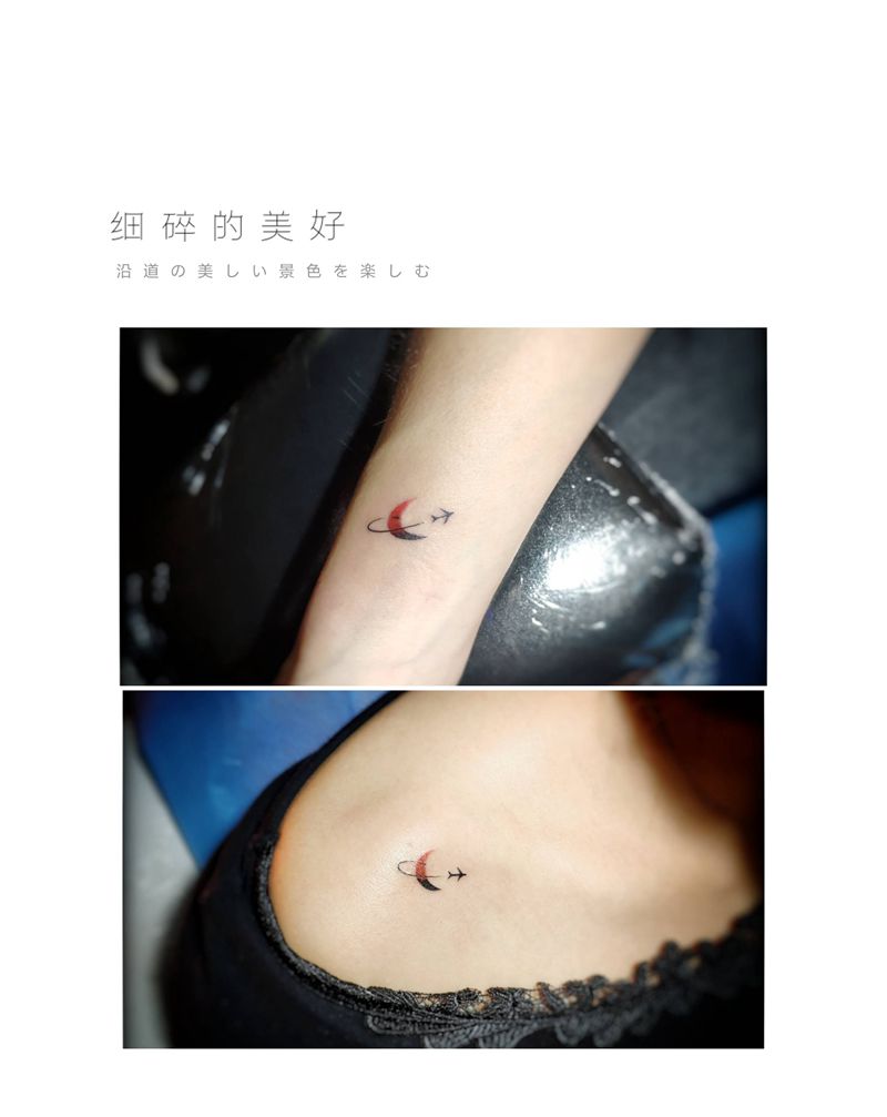 小清新纹身纹身图片_手部肩部纹身图案