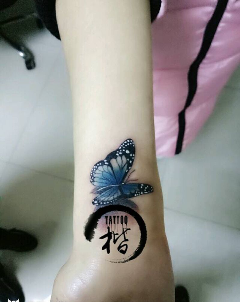 蝴蝶纹身图片