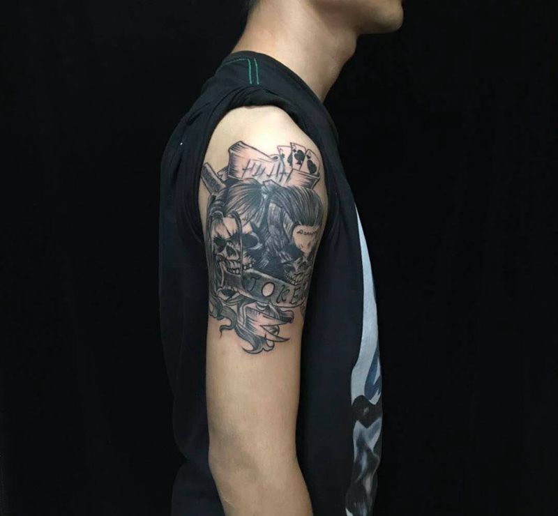 暴力遮盖图纹身图片