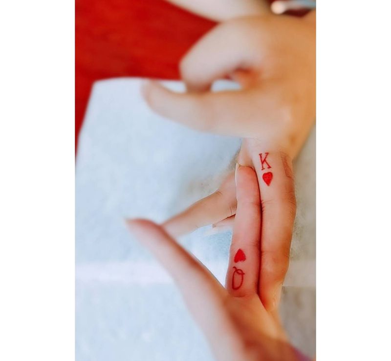 情侣纹身纹身图片_手部纹身图案