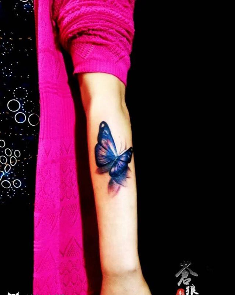 蝴蝶纹身图片