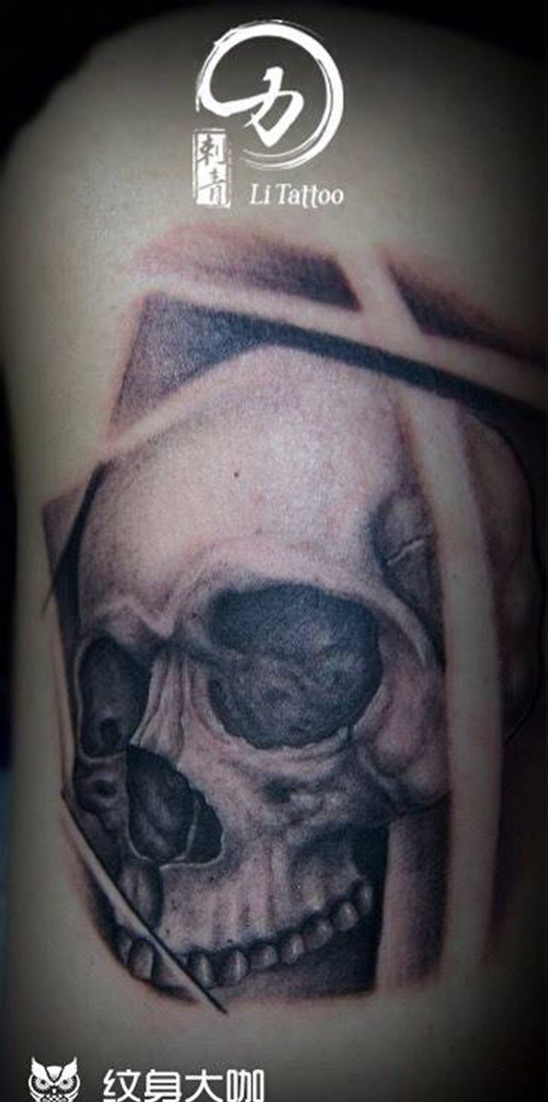 骷髅纹身图片