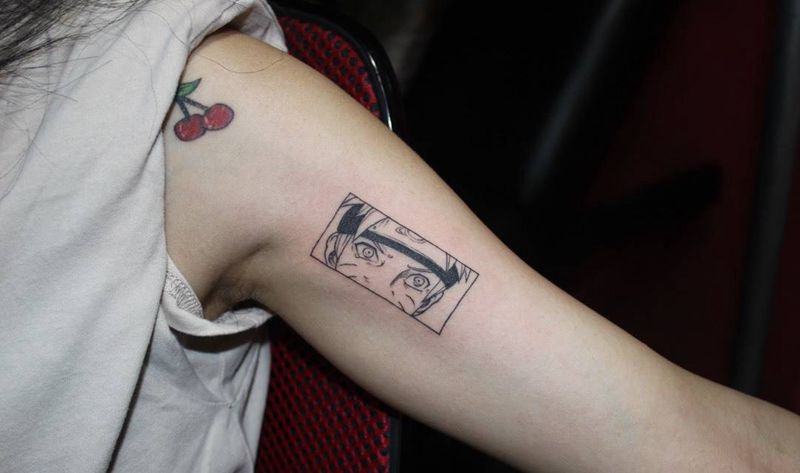 火影漩涡鸣人纹身图片