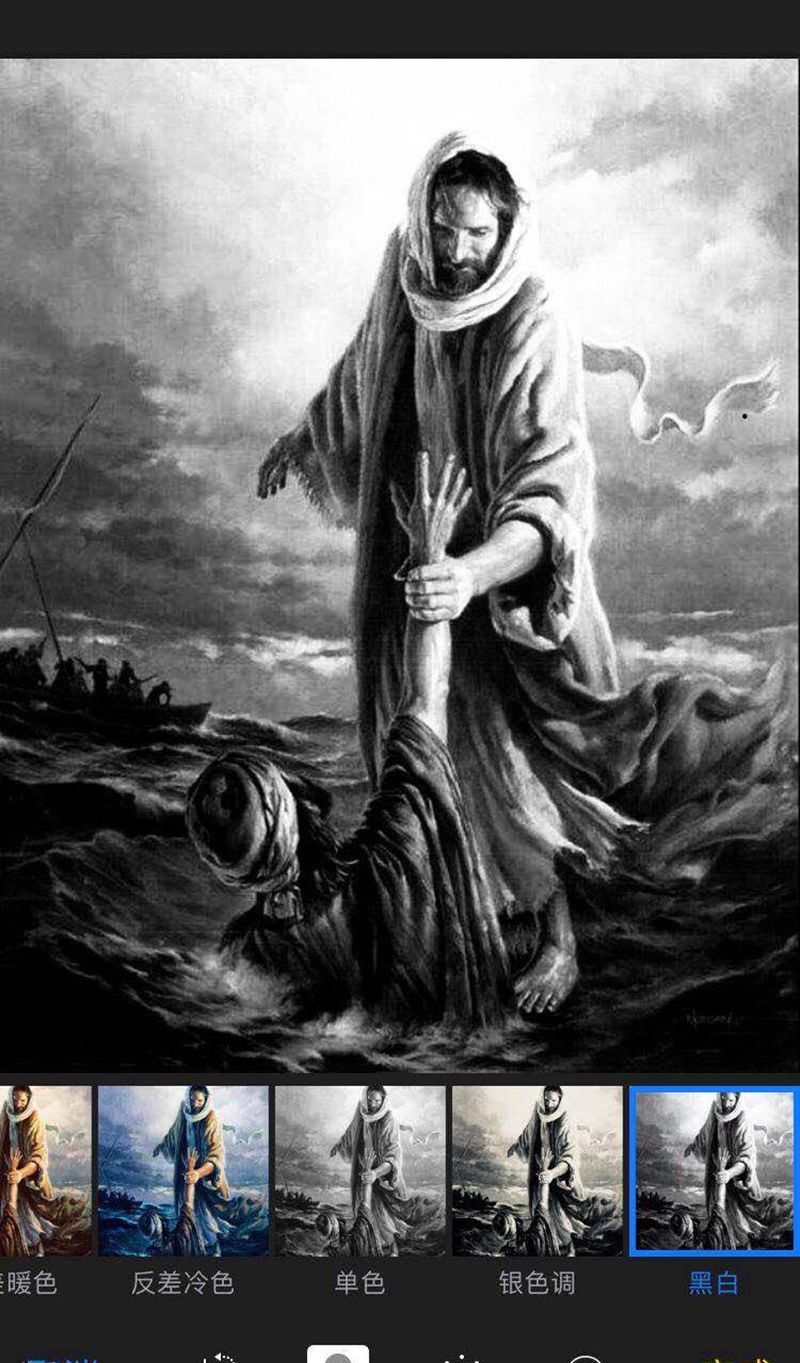 救赎纹身图片_成品颈部背部欧美肖像写实人物宗教纹身图案