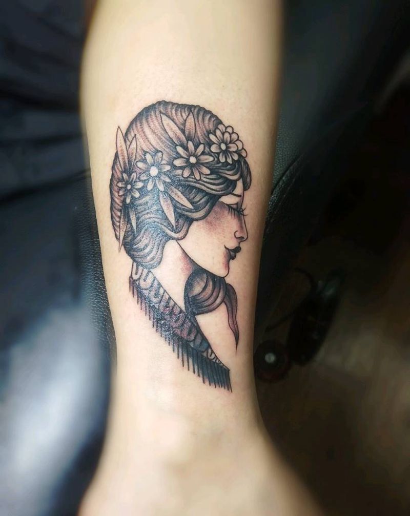 遮盖小纹身一个纹身图片_脚部纹身图案